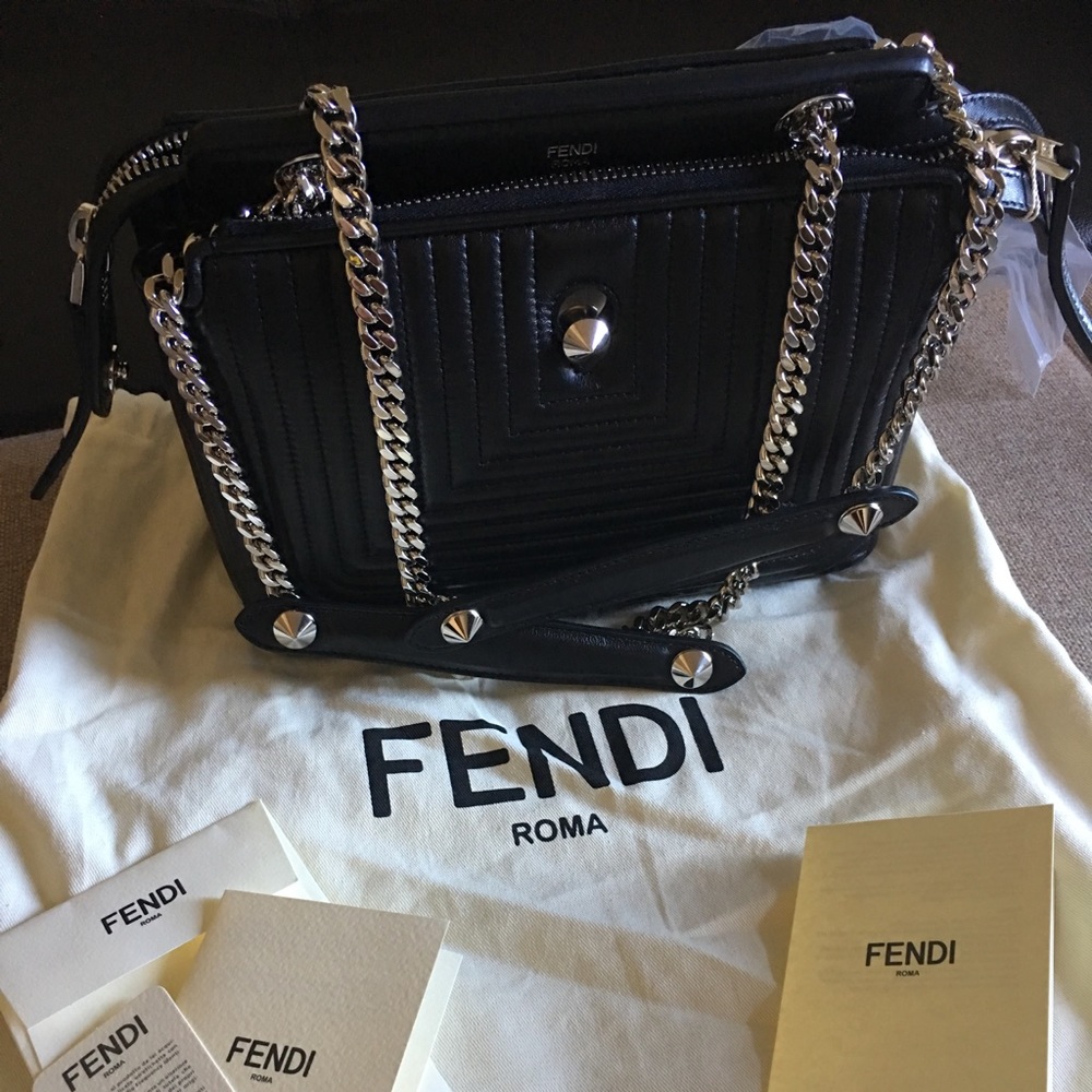 Fendi dotcom quilted bag